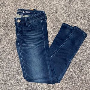 AE Super Stretch Dark Wash Jegging